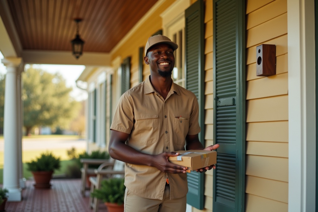 The Greeter: Scene-aware hospitality at the door.