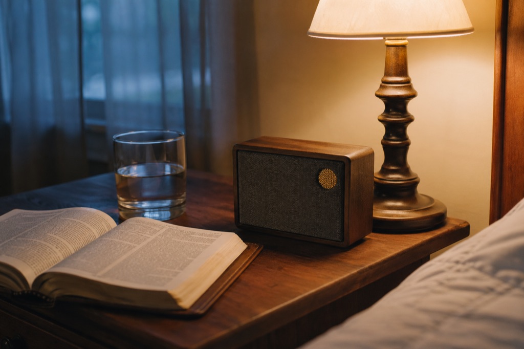 The Prophet: Scripture read aloud, verbatim — never generative paraphrase.